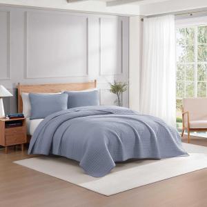 Tommy Hilfiger Комплект постельного белья, 3 предмета, 160x200 см, цвет Christopher Blue, хлопок, воздухопроницаемое