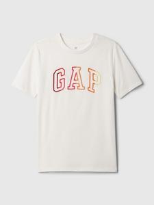 Детская футболка с логотипом Gap, белый