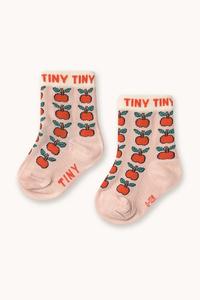 Детские носки APPLES MEDIUM SOCKS Tinycottons, розовый