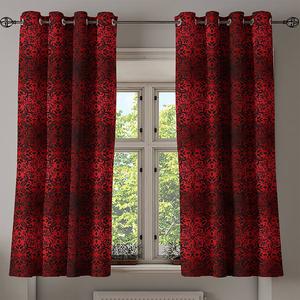 Штора Abakuhaus Vermilion 2er-Set, полиэстер - красный - рост: 175 см