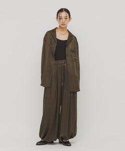 Атласные брюки-баллоны Kbf, цвет Green And Other Colors