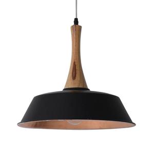 Подвесной светильник Näve Culum I, нержавеющая сталь / массив сосны - 1 пламя