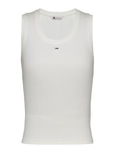 Топ Tommy Jeans Essentials, экрю