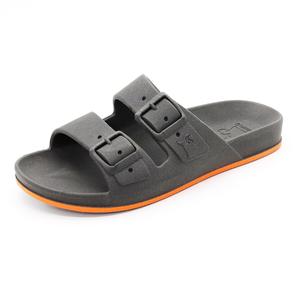 Шлепанцы унисекс черно-оранжевые Cacatoès