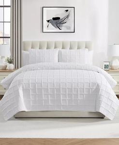 Наборы однотонных квадратных одеял VCNY Home, белый