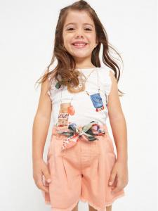 Тканевые шорты Mayoral, оранжевый