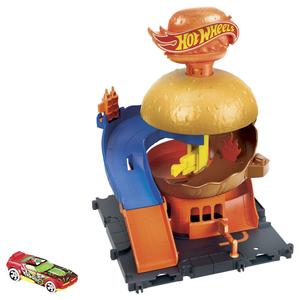 Hot Wheels City, набор, Burger House, HDR26