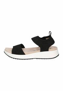 Босоножки на танкетке Sandali con plateau Caprice, черный