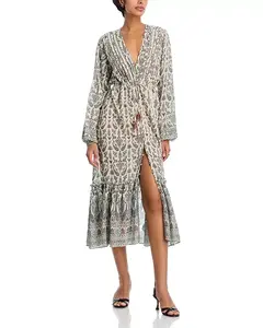 Платье миди от Vani Veronica Beard, белый