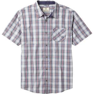 Мужская поплиновая рубашка с коротким рукавом Legendary Whitetails, Stone Ridge Plaid