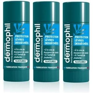 Защитный стик для губ Indien Organic 4 г - упаковка из 2 шт. Dermophil