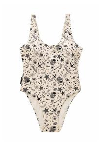 Купальный костюм HIGH LEG Rockett St George, бежевый