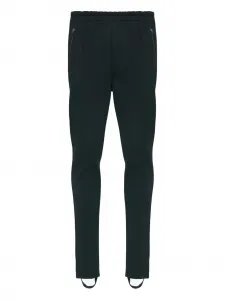 Брюки с лампасами и молнией MAISON MARGIELA, черный