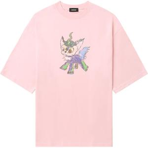 Футболка Jeff Monster Drawing WE11DONE, розовый