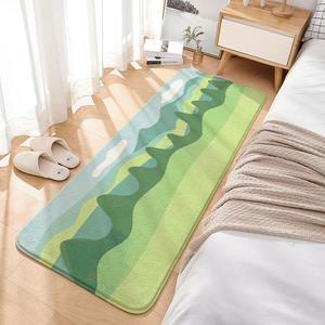 Dajiang Ковер 60x180 см для спальни/гостиной, плед для зимы, длинный полосатый коврик для журнального стола или эркера, Man Shan Bian Ye