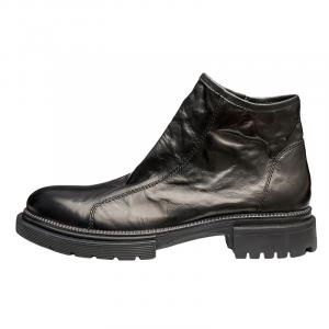 LEYGMENLG Короткие мартинсы мужские черные с черной флисовой подкладкой, цвет Black Fleece-Lined