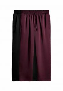 Брюки THE SET Trousers, Black/Burgundy Red/Black