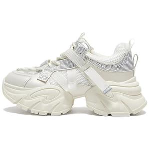 Низкие массивные кроссовки женские BASTO, White