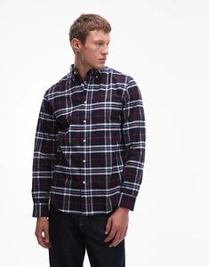 Рубашка в клетку Оксфорд от Tommy Hilfiger темно-синего цвета