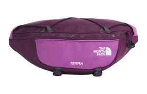 THE NORTH FACE Объемный поясной рюкзак из переработанного нейлона унисекс цвет черная смородина и баклажановый красный, Blackcurrant Purple & Eggplant Red