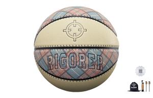 RIGORER Китайский PU баскетбольный мяч абрикосовый зеленый размер 7 тренировочный unisex