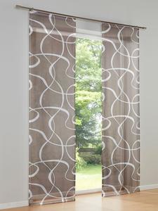 Heine Раздвижные шторы бежевого и белого цвета