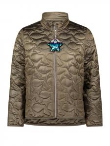 CARTOON Стеганая куртка с боковыми карманами, темно-зеленого цвета