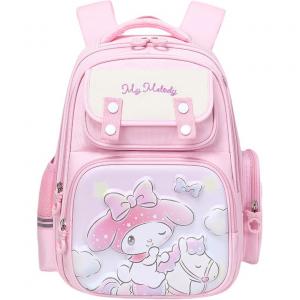 Sanrio Студенческий рюкзак из полиэстера детский фиолетово-розовый