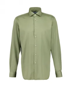 Рубашка с французским воротником Boglioli, зеленый