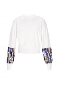 Свитер faina, белый