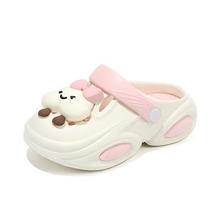 Детские сабо Kids Marcolor, бежевый/розовый