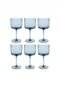 Бокалы для вина Like By Villeroy & Boch, 270 мл, 6 штук, синий