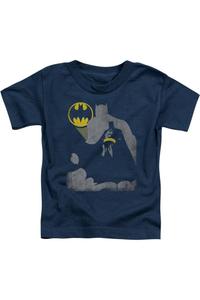 Футболка с коротким рукавом для малышей Batman "Нокаут" Gildan, темно-синий