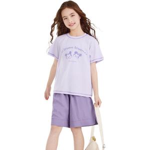 Детская повседневная спортивная одежда Disney, темно-фиолетовый