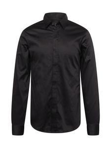 Рубашка на пуговицах стандартного кроя Armani Exchange 8NZCBD ZN10Z, черный