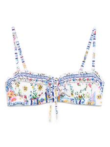 Camilla топ бикини с завязками спереди, белый