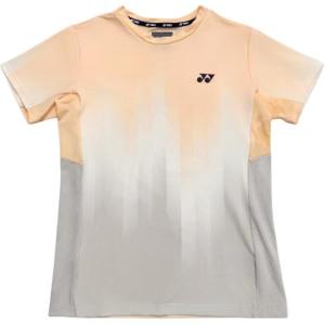 Футболка для бадминтона женская с круглым вырезом Moderate YONEX, peach suede
