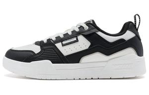 XTEP Неограниченные амортизирующие износостойкие низкие скейтбордские кроссовки женские черно-белые, цвет Black White