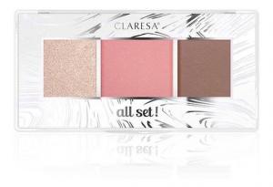 Палетка для контуринга All Set! 01 Всё Круто!, 12 г Claresa