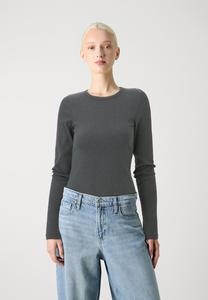 Вязаный свитер JXFREYA TEE JJXX, темно-серый вереск