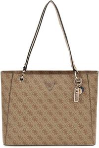 GUESS женская сумка-тоут Noelle Noel, Latte Logo