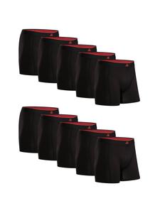 DANISH ENDURANCE Боксерские шорты Bamboo Trunks черно-красного цвета