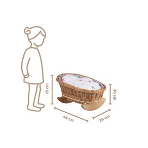 Плетеная Качалка Для Кукол С Подстьем 46Х28 В 20/25 См WickerPL