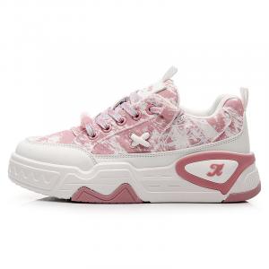 Кроссовки Tonlion Skateboarding Shoes Women's Low-top, белый/черный