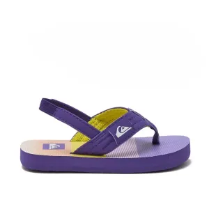 Сандалии-слайды для девочек-малышей Foundation Quiksilver, фиолетовый