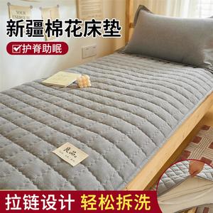 Yalu Наматрасник 90х200 см из хлопка Синьцзян, двойной, съемный чехол, вес 1850 г, цвет Elegant Gray Plaid