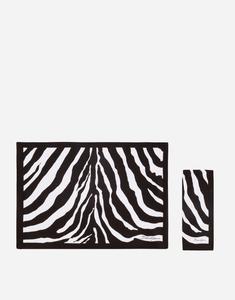 Набор льняных салфеток и подставок Dolce&Gabbana, мультиколор