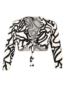 Укороченный кардиган YOEK Bolero, экрю