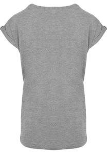 Футболка с принтом DC COMICS WOMAN PATTERN FILL LOGO F4NT4STIC, серый