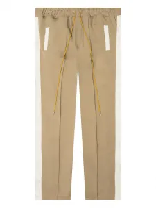 Спортивные брюки с эластичной талией и полосками по бокам RHUDE, нейтральный